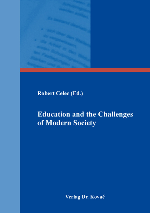 Education and the Challenges of Modern Society - 