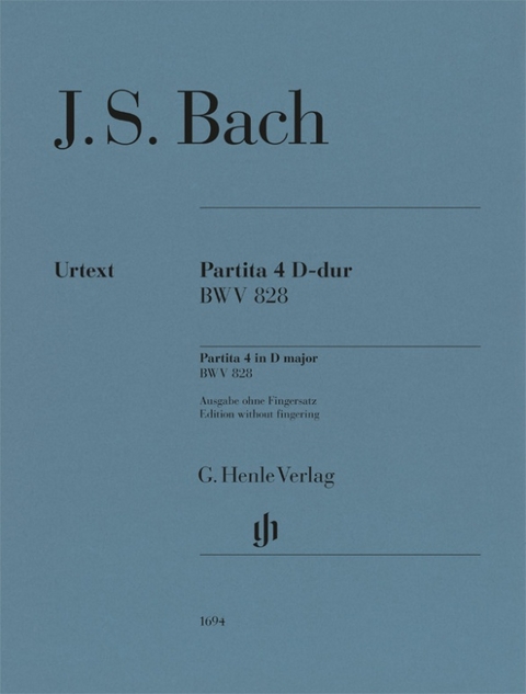Johann Sebastian Bach - Partita Nr. 4 D-dur BWV 828 - 