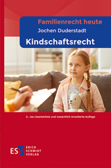 Familienrecht heute Kindschaftsrecht - Duderstadt, Jochen