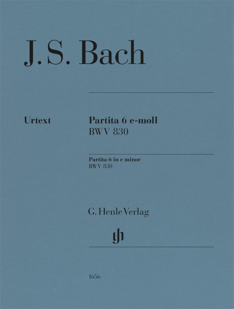 Johann Sebastian Bach - Partita Nr. 6 e-moll BWV 830 - 
