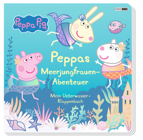 Peppa Pig: Peppas Meerjungfrauen-Abenteuer - Mein Unterwasser-Klappenbuch -  Panini