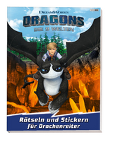 Dragons: Die 9 Welten: Rätseln und Stickern für Drachenreiter -  Panini