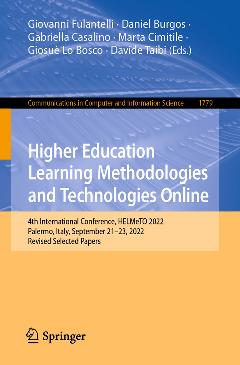 Higher Education Learning Methodologies and Technologies Online - 