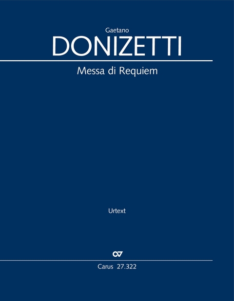 Messa di Requiem (Klavierauszug) - Gaetano Donizetti