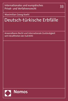 Deutsch-türkische Erbfälle - Maximilian Georg Koehl