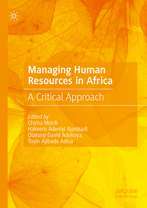 Managing Human Resources in Africa - 