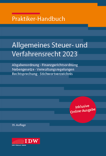 Praktiker-Handbuch Allgemeines Steuer-und Verfahrensrecht 2023