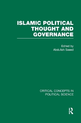 Islamic Political Thought and Governance - 