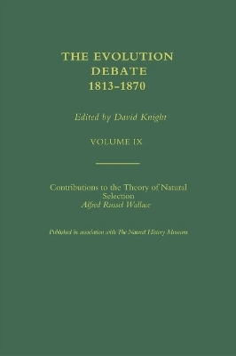 The Evolution Debate, 1813-1870 - 