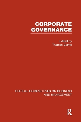 Corporate Governance: Critical Perspectives Set - 
