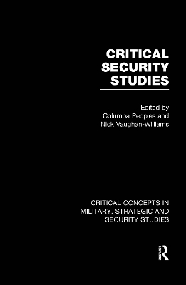 Critical Security Studies - 