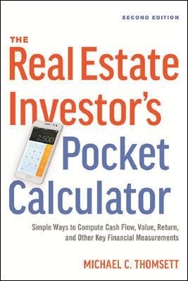 THE REAL ESTATE INVESTOR'S POCKET CALCULATOR -  THOMSETT