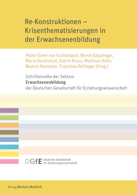 Re-Konstruktionen – Krisenthematisierungen in der Erwachsenenbildung - 