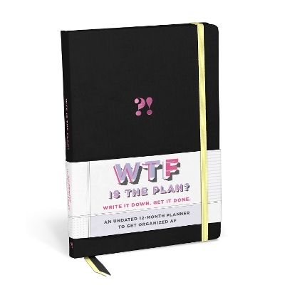 Knock Knock WTF Undated Planner & Weekly Agenda Notebook -  Knock Knock