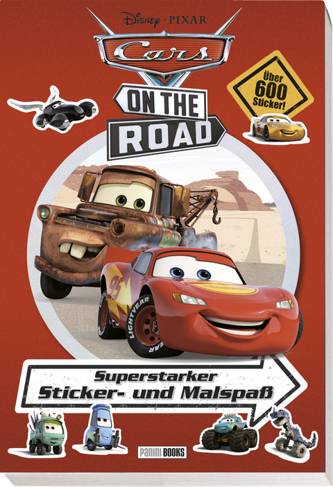 Disney PIXAR Cars On The Road: Superstarker Sticker- und Malspaß -  Panini