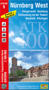 ATK100-5 Nürnberg West (Amtliche Topographische Karte 1:100000) - 