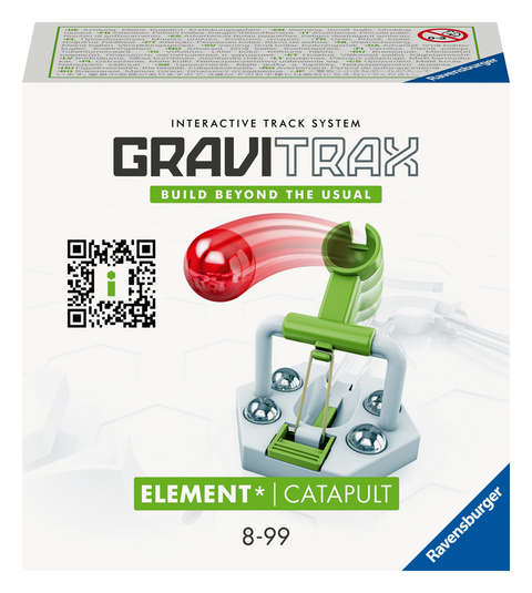 Ravensburger GraviTrax Element Catapult 22411 - GraviTrax Erweiterung für deine Kugelbahn - Murmelbahn und Konstruktionsspielzeug ab 8 Jahren, GraviTrax Zubehör kombinierbar mit allen Produkten
