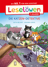 Leselöwen 1. Klasse - Die Katzen-Detektive (Großbuchstabenausgabe) - Katja Richert