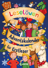 Leselöwen-Adventskalender für Erstleser - Eva Hierteis, Anna Taube, Ann-Katrin Heger, Vanessa Walder