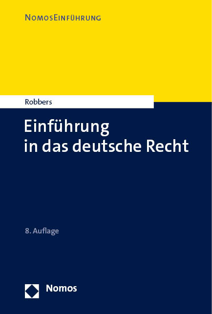 Einführung in das deutsche Recht - Gerhard Robbers