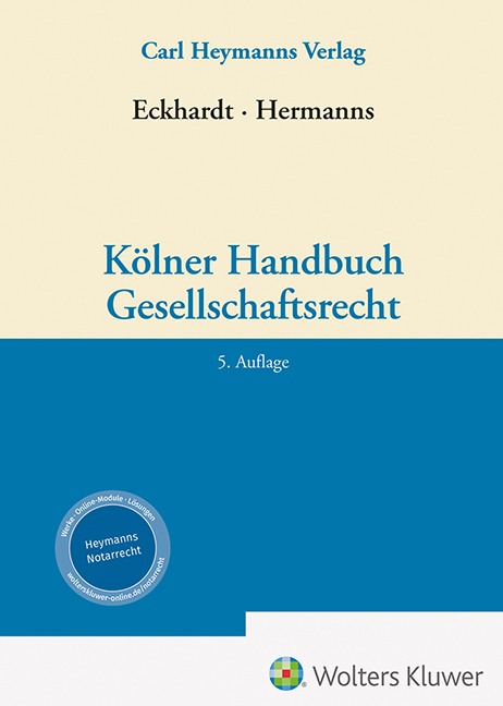 Kölner Handbuch Gesellschaftsrecht - 