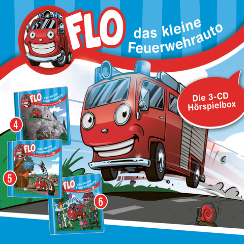 CD-Box 2: Flo, das kleine Feuerwehrauto (Folgen 4-6), Audio-CD - Christian Mörken