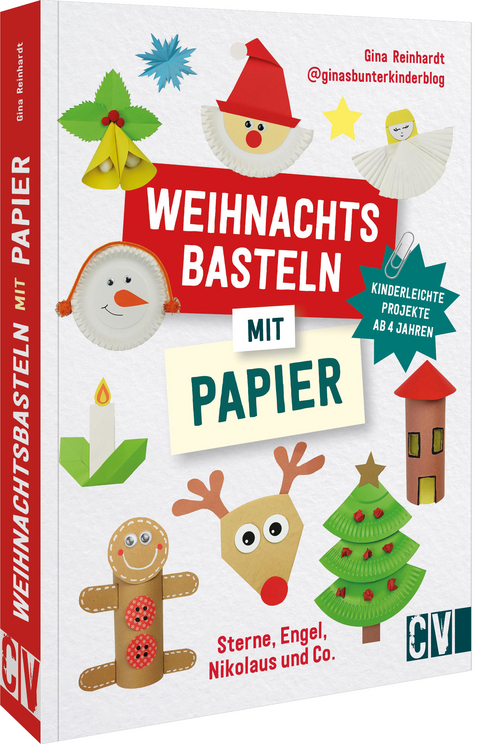 Weihnachtsbasteln mit Papier - Gina Reinhardt