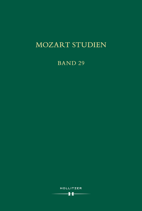 Mozart Studien Band 29 - Manfred Hermann Schmid