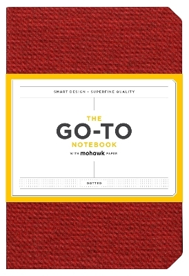 Go-To Notebook with Mohawk Paper, Brick Red Dotted - 