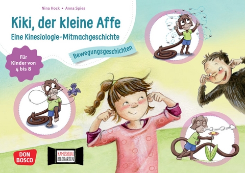 Kiki, der kleine Affe. Eine Kinesiologie-Mitmachgeschichte, m. 1 Beilage - Nina Hock