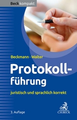 Protokollführung - Beckmann, Edmund; Walter, Steffen