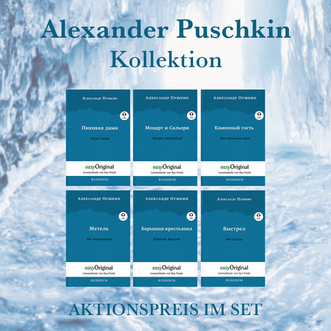 Alexander Puschkin Kollektion (Bücher + 6 Audio-CDs) - Lesemethode von Ilya Frank - Alexander Puschkin