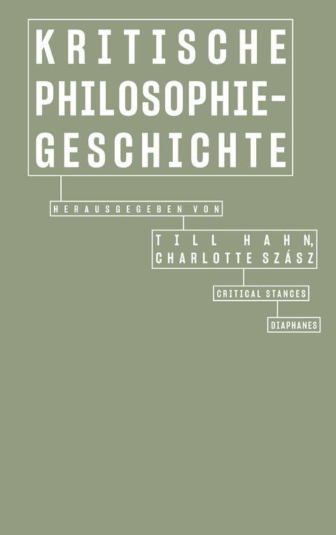 Kritische Philosophiegeschichte - 