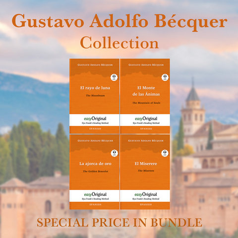 Gustavo Adolfo Bécquer Collection (books + 4 audio-CDs) - Ilya Frank’s Reading Method - Gustavo Adolfo Bécquer