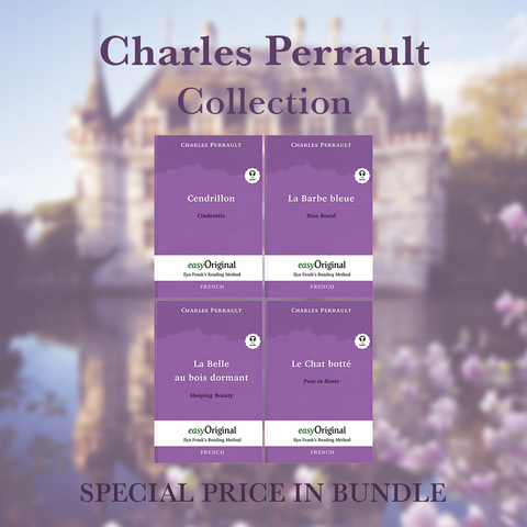Charles Perrault Collection (books + 4 audio-CDs) - Ilya Frank’s Reading Method - Charles Perrault