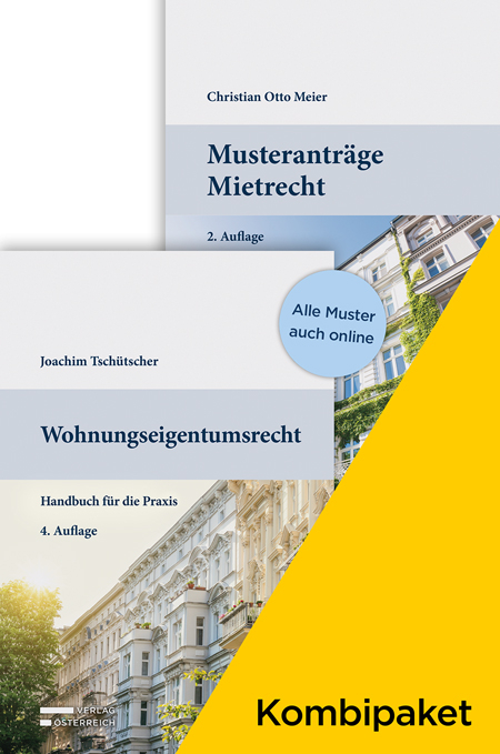 Kombipaket Musteranträge Mietrecht / Wohnungseigentumsrecht - Otto Meier, Joachim Tschütscher