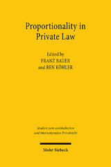Proportionality in Private Law - 