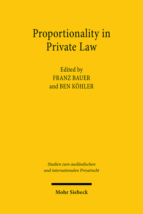 Proportionality in Private Law - 