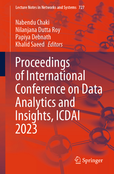 Proceedings of International Conference on Data Analytics and Insights, ICDAI 2023 - 