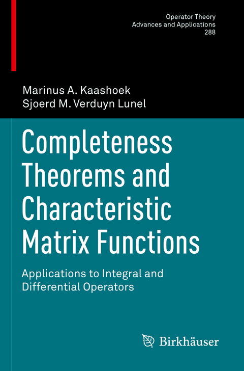 Completeness Theorems and Characteristic Matrix Functions - Marinus A. Kaashoek, Sjoerd M. Verduyn Lunel