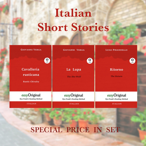 Italian short stories (with 3 audio-CDs) - Luigi Pirandello, Giovanni Verga