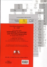 DürckheimRegister® SARTORIUS OHNE §§ - Dürckheim, Constantin von