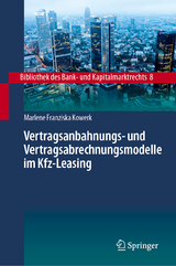 Vertragsanbahnungs- und Vertragsabrechnungsmodelle im Kfz-Leasing - Marlene Franziska Kowerk