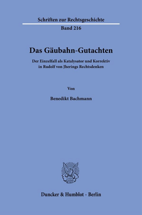 Das Gäubahn-Gutachten. - Benedikt Bachmann