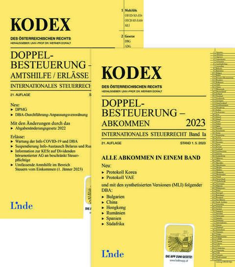 KODEX Doppelbesteuerung 2023 - Judith Herdin-Winter, Sabine Schmidjell-Dommes