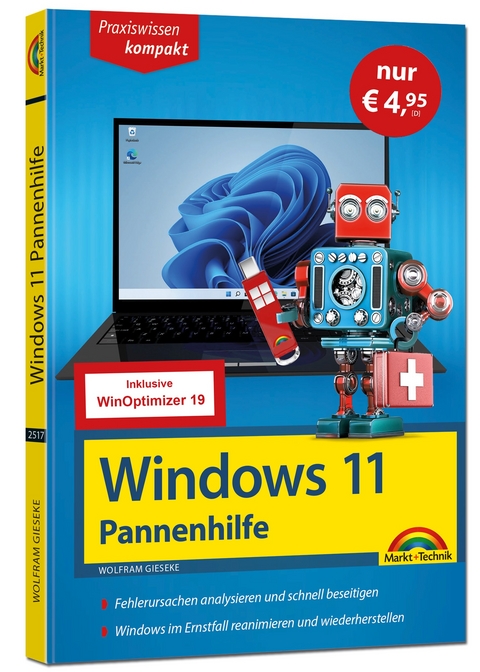 Windows 11 Pannenhilfe - Sonderausgabe inkl. WinOptimizer 19 Software - - Wolfram Gieseke