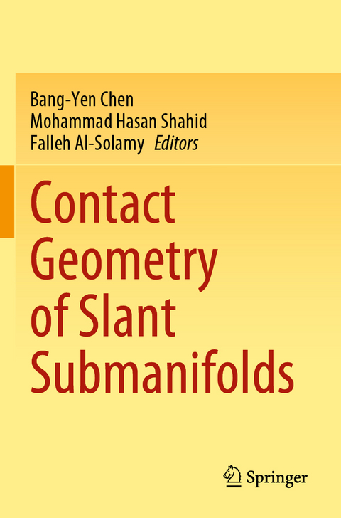 Contact Geometry of Slant Submanifolds - 