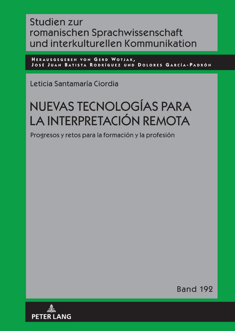 Nuevas tecnologías para la interpretación remota. - Leticia Santamaría Ciordia