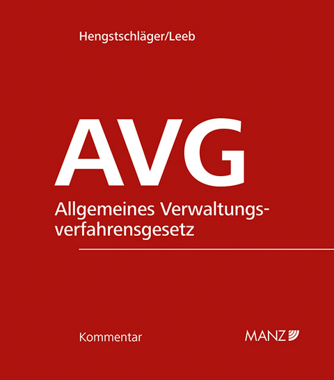 AVG-Kommentar 2.Ausgabe - Johannes Hengstschläger, David Leeb