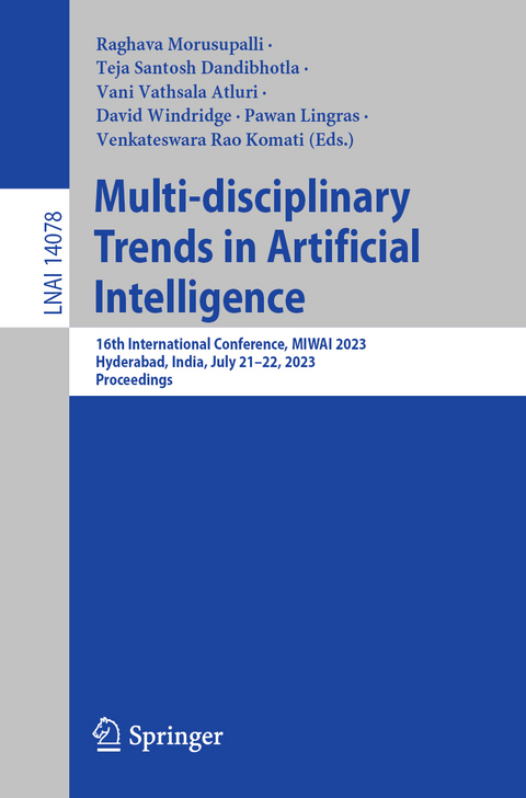 Multi-disciplinary Trends in Artificial Intelligence - 